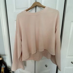 Pink Lululemon Cropped Sweater Size 12